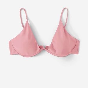 Pink underwire bikini top NWOT